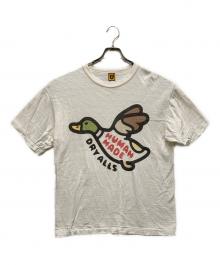 HUMAN MADE（ヒューマンメイド）の古着「ダックプリントTシャツ」｜ホワイト