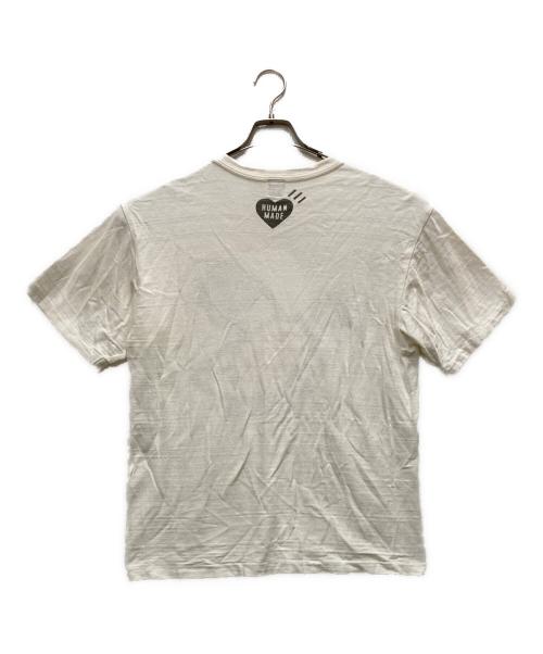 HUMAN MADE（ヒューマンメイド）HUMAN MADE (ヒューマンメイド) ダックプリントTシャツ ホワイト サイズ:Lの古着・服飾アイテム