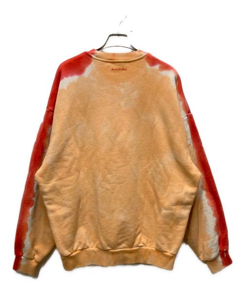 Acne studios（アクネ ストゥディオズ）Acne studios (アクネ ストゥディオズ) Heart Sweatshirt オレンジ×レッド サイズ:XSの古着・服飾アイテム