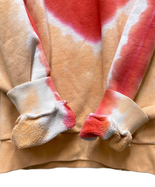 Acne studios（アクネ ストゥディオズ）Acne studios (アクネ ストゥディオズ) Heart Sweatshirt オレンジ×レッド サイズ:XSの古着・服飾アイテム