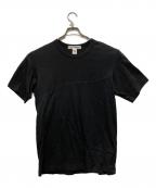 COMME des GARCONS SHIRTコムデギャルソンシャツ）の古着「再構築Tシャツ」｜ブラック