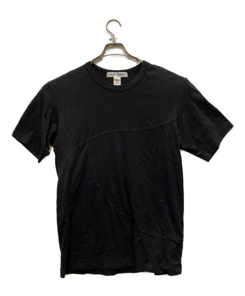 COMME des GARCONS SHIRT（コムデギャルソンシャツ）COMME des GARCONS SHIRT (コムデギャルソンシャツ) 再構築Tシャツ ブラック サイズ:XLの古着・服飾アイテム