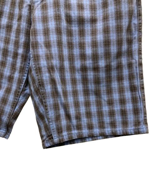 SUPREME（シュプリーム）Supreme (シュプリーム) Plaid Baggy Short ネイビー×ブラウン サイズ:Ｗ32の古着・服飾アイテム