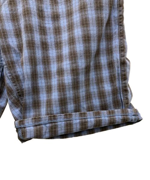 SUPREME（シュプリーム）Supreme (シュプリーム) Plaid Baggy Short ネイビー×ブラウン サイズ:Ｗ32の古着・服飾アイテム