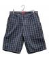 Supreme（シュプリーム）の古着「Plaid Baggy Short」｜ネイビー×ブラウン