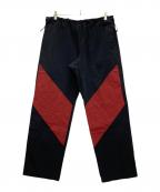 asics×KIKO KOSTADINOVアシックス×キコ・コスタディノフ）の古着「LIATRISORY TROUSER」｜ブラック×レッド