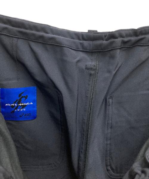 asics（アシックス）asics (アシックス) Kiko Kostadinov (キコ・コスタディノフ) LIATRISORY TROUSER ブラック×レッド サイズ:Lの古着・服飾アイテム