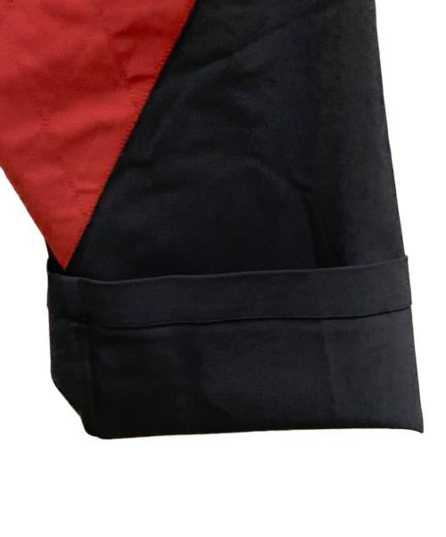 asics（アシックス）asics (アシックス) Kiko Kostadinov (キコ・コスタディノフ) LIATRISORY TROUSER ブラック×レッド サイズ:Lの古着・服飾アイテム