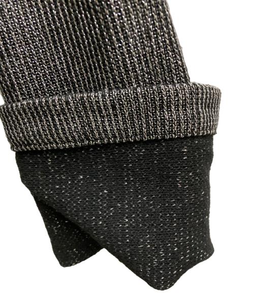 STRONGTHE（ストロングテ）STRONGTHE (ストロングテ) デザインニットフーディー グレー サイズ:Lの古着・服飾アイテム