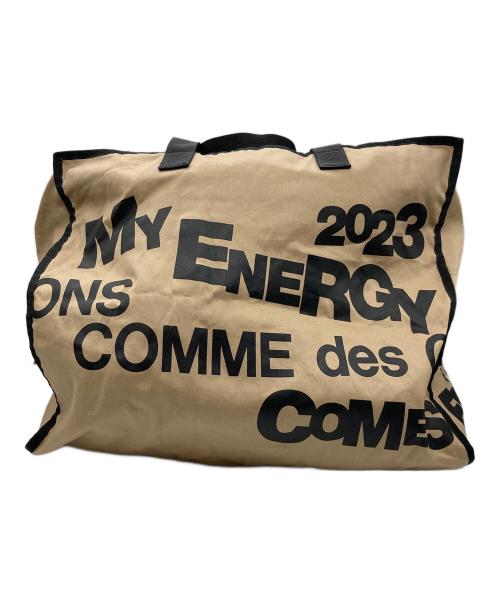 COMME des GARCONS（コムデギャルソン）COMME des GARCONS (コムデギャルソン) ホリデーシズンメッセージトートバッグ ベージュの古着・服飾アイテム
