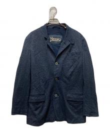 HERNO（ヘルノ）の古着「鹿の子ジャケット」｜ネイビー