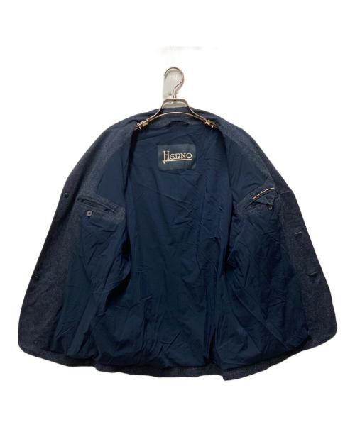 HERNO（ヘルノ）HERNO (ヘルノ) 鹿の子ジャケット ネイビー サイズ:48の古着・服飾アイテム