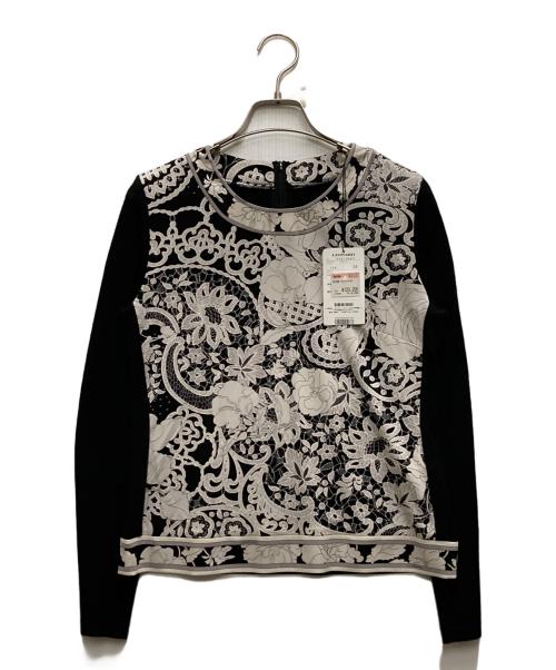 LEONARD（レオナール）LEONARD (レオナール) カシミアシルクニット ブラック サイズ:38の古着・服飾アイテム