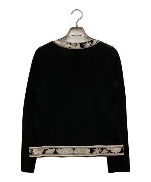 LEONARD（レオナール）LEONARD (レオナール) カシミアシルクニット ブラック サイズ:38の古着・服飾アイテム