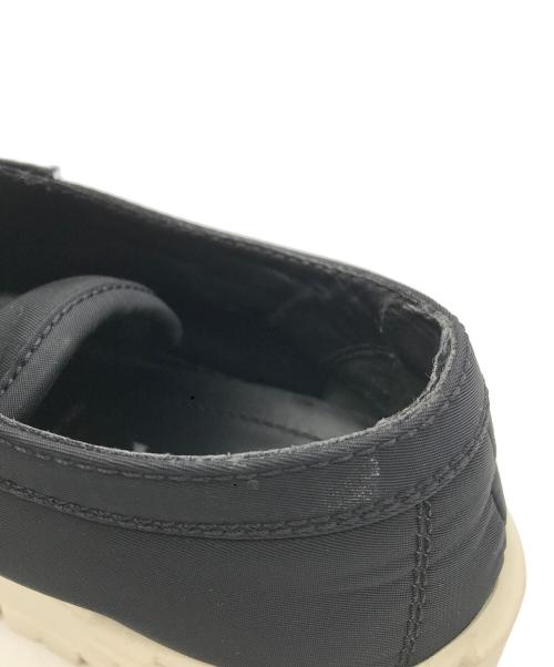 PRADA（プラダ）PRADA (プラダ) ダブルホイールナイロンギャバジンスニーカー ブラック サイズ:23.5の古着・服飾アイテム