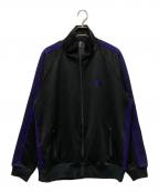 Needlesニードルズ）の古着「Track Jacket Poly Smooth」｜ブラック×パープル