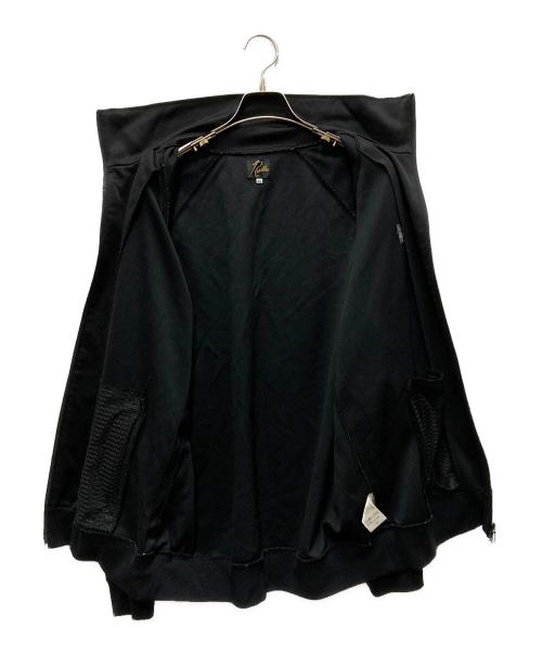 Needles（ニードルズ）Needles (ニードルズ) Track Jacket Poly Smooth ブラック×パープル サイズ:XLの古着・服飾アイテム