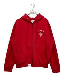 LIBERE（リベーレ）の古着「ジップパーカー」｜レッド