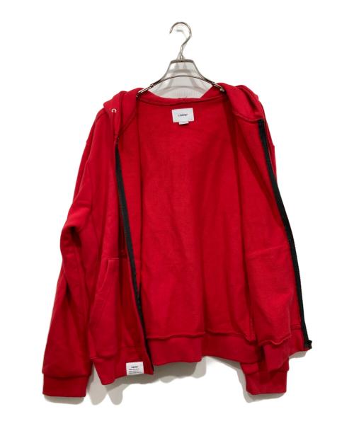 LIBERE（リベーレ）LIBERE (リベーレ) ジップパーカー レッド サイズ:2/MEDIUMの古着・服飾アイテム