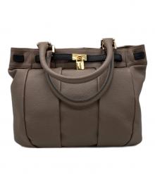 ATAO（アタオ）の古着「3WAYレザーバッグ」｜ブラウン