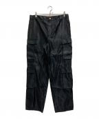 Heaven by Marc Jacobsヘブンバイマークジェイコブス）の古着「ナイロンカーゴパンツ」｜ブラック