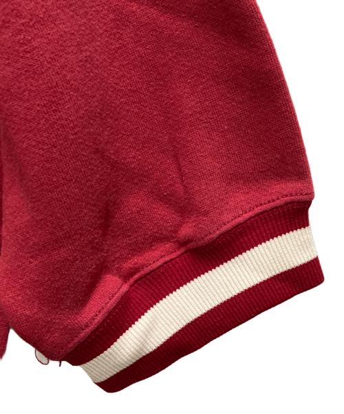 RUSSELL（ラッセル）RUSSELL (ラッセル) 70's~80's Vネック半袖スウェット レッド サイズ:Sの古着・服飾アイテム