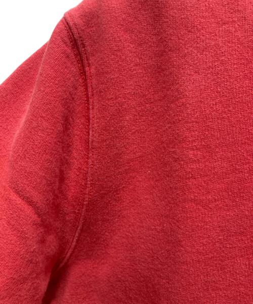 RAF SIMONS（ラフシモンズ）RAF SIMONS (ラフシモンズ) サイドジップスウェット レッド サイズ:XSの古着・服飾アイテム