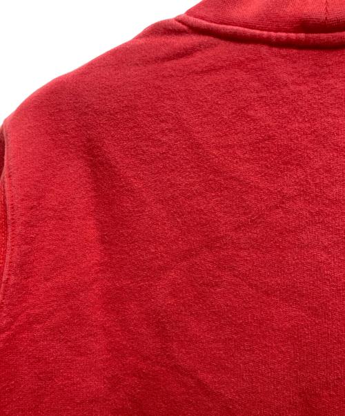 RAF SIMONS（ラフシモンズ）RAF SIMONS (ラフシモンズ) サイドジップスウェット レッド サイズ:XSの古着・服飾アイテム