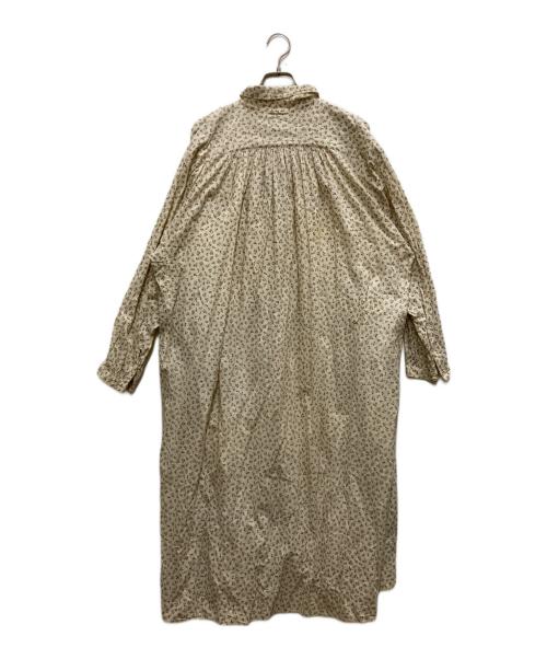 45R（フォーティファイブ・アール）45R (フォーティファイブ・アール) 雲間草プリントのドレス ベージュ サイズ:記載なしの古着・服飾アイテム