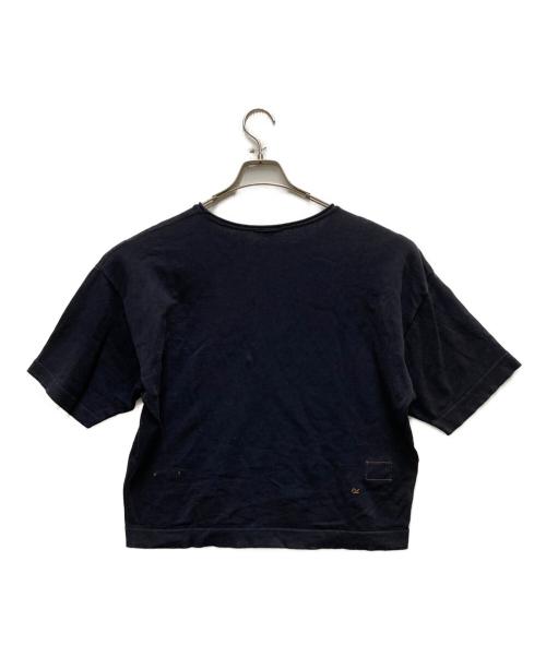 45R（フォーティファイブ・アール）45R (フォーティファイブ・アール) ニットソー908Tシャツ ネイビー サイズ:不明の古着・服飾アイテム