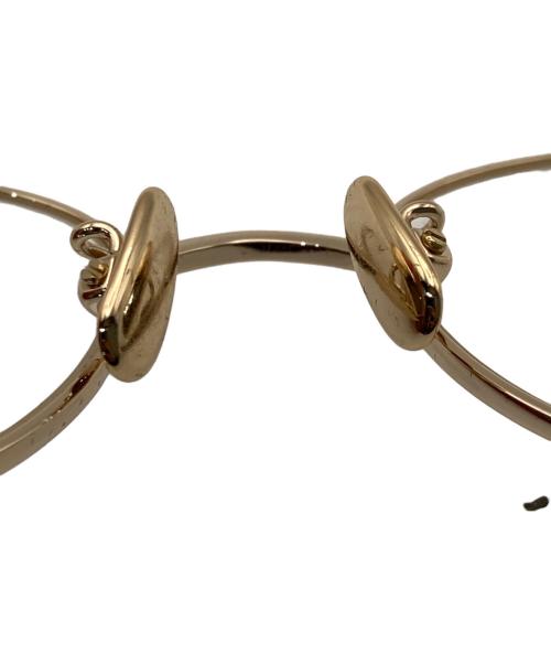 A.D.S.R.（エーディーエスアール）A.D.S.R. (エーディーエスアール) 眼鏡 ブラウンの古着・服飾アイテム