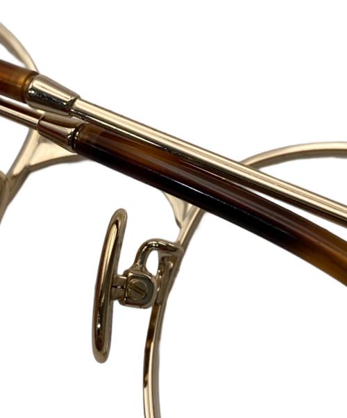 A.D.S.R.（エーディーエスアール）A.D.S.R. (エーディーエスアール) 眼鏡 ブラウンの古着・服飾アイテム