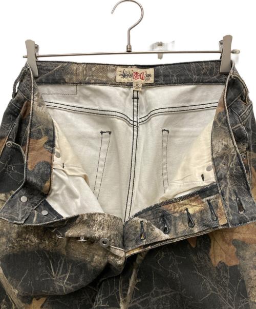 stussy（ステューシー）stussy (ステューシー) REALTREE EDGE BIG OL JEAN カーキ サイズ:76cm (W30)の古着・服飾アイテム