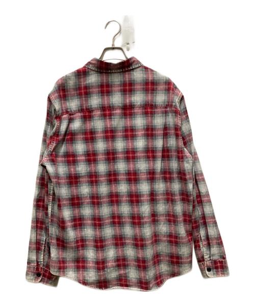 stussy（ステューシー）stussy (ステューシー) DAX PRINTED SHIRT レッド サイズ:Sの古着・服飾アイテム