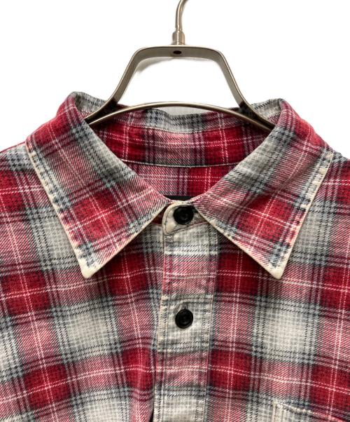 stussy（ステューシー）stussy (ステューシー) DAX PRINTED SHIRT レッド サイズ:Sの古着・服飾アイテム