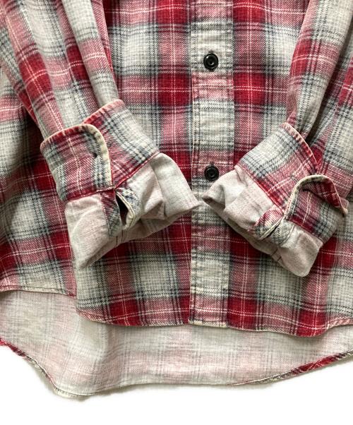 stussy（ステューシー）stussy (ステューシー) DAX PRINTED SHIRT レッド サイズ:Sの古着・服飾アイテム