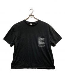 THE NORTH FACE×SUPREME（ザ ノース フェイス×シュプリーム）の古着「Printed Pocket Tee」｜ブラック