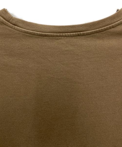 maison kitsune（メゾンキツネ）maison kitsune (メゾンキツネ) カレッジロゴＴee ブラウン サイズ:Mの古着・服飾アイテム