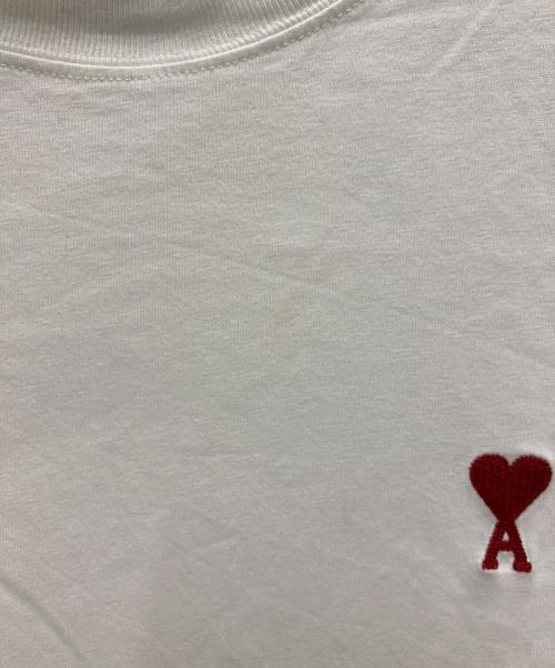 AMI Alexandre Mattiussi（アミアレクサンドルマテュッシ）AMI Alexandre Mattiussi (アミアレクサンドルマテュッシ) ワンポイントTシャツ ホワイト サイズ:Lの古着・服飾アイテム