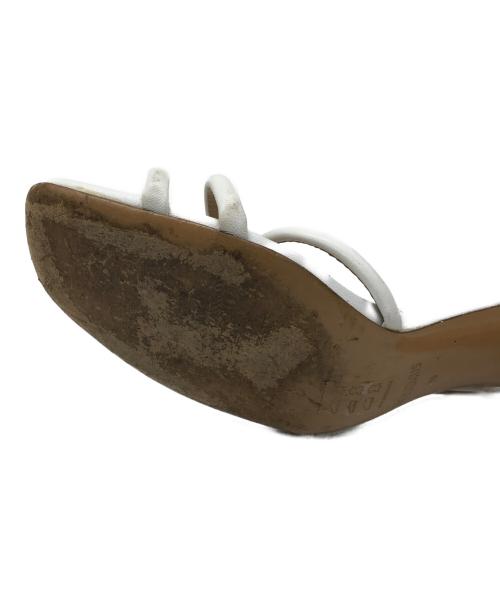 jacquemus（ジャックムス）JACQUEMUS (ジャックムス) Noli leather sandal ホワイト サイズ:38の古着・服飾アイテム