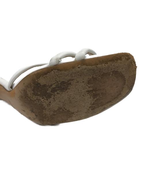 jacquemus（ジャックムス）JACQUEMUS (ジャックムス) Noli leather sandal ホワイト サイズ:38の古着・服飾アイテム