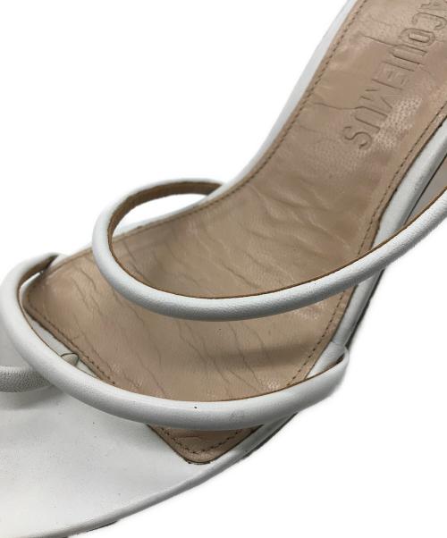 jacquemus（ジャックムス）JACQUEMUS (ジャックムス) Noli leather sandal ホワイト サイズ:38の古着・服飾アイテム