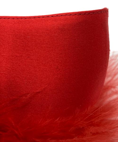 Simone Rocha（シモーネ ロシャ）Simone Rocha (シモーネ ロシャ) H&M (エイチアンドエム) フラットシューズ レッド サイズ:39の古着・服飾アイテム