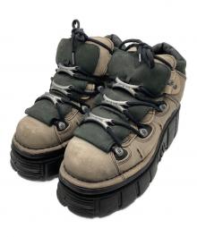 NEW ROCK（ニューロック）の古着「M-106-C69 デザインスニーカー」｜ベージュ