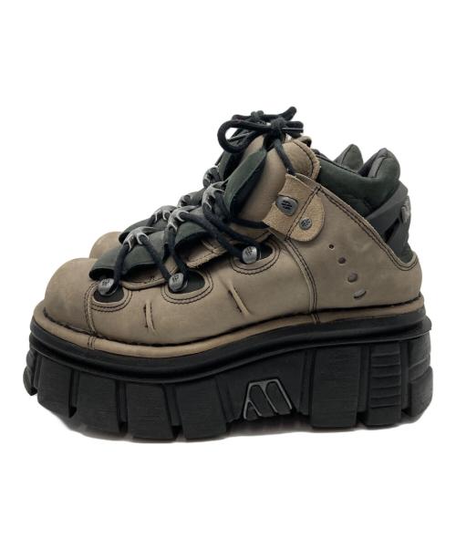 NEW ROCK（ニューロック）NEW ROCK (ニューロック) M-106-C69 デザインスニーカー ベージュ サイズ:41の古着・服飾アイテム