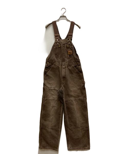 CarHartt（カーハート）CarHartt (カーハート) ダック地オーバーオール ブラウン サイズ: 76cm (W30)の古着・服飾アイテム
