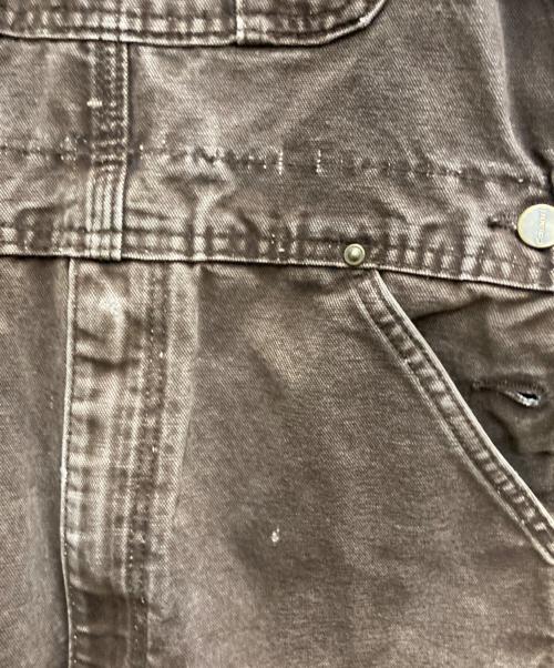 CarHartt（カーハート）CarHartt (カーハート) ダック地オーバーオール ブラウン サイズ: 76cm (W30)の古着・服飾アイテム