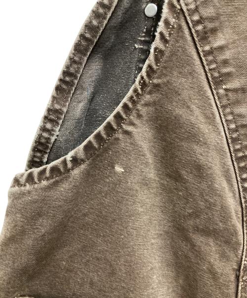 CarHartt（カーハート）CarHartt (カーハート) ダック地オーバーオール ブラウン サイズ: 76cm (W30)の古着・服飾アイテム