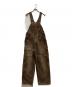 CarHartt（カーハート）の古着「ダック地オーバーオール」｜ブラウン