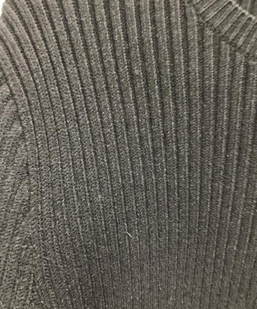 BOTTEGA VENETA（ボッテガベネタ）BOTTEGA VENETA (ボッテガベネタ) リブ編みクルーネックニット ブラック サイズ:Sの古着・服飾アイテム